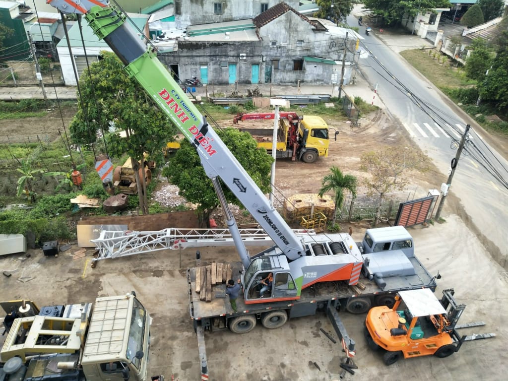Thuê xe cẩu Quảng Ngãi