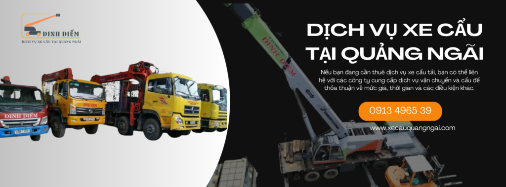 Xe cẩu tại Quảng Ngãi